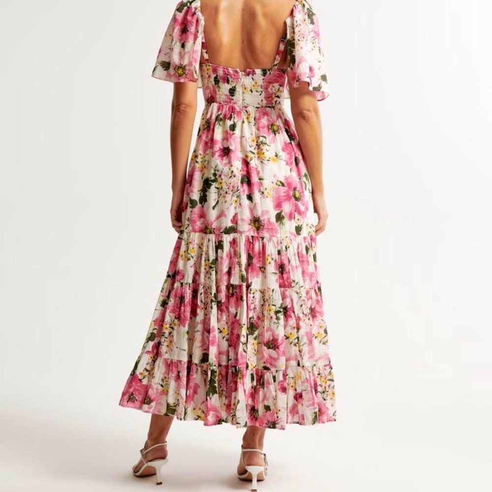 Abercrombie & Fitch Pink Floral Maxi Dress - Picture 2 of 9